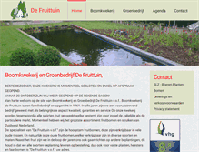 Tablet Screenshot of defruittuin.com